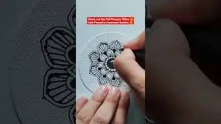 Easy DIY Ideas Using Paper Coasters 😍 How to Draw Mandala Art For Beginners 😍Easy Mini Mandala Art 😍