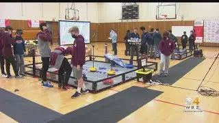 Middle Schoolers Across Massachusetts Compete In VEX Robotics Regional Championship