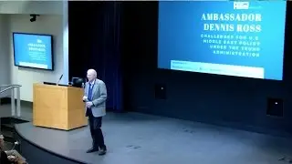 Ambassador Dennis Ross: &ldquo;Challenges for U.S. Middle East Policy Under the Trump Administration&rdquo;
