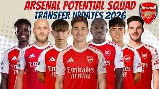 ARSENAL FC Possible Squad 2026 | Arsenal Possible Squad With Current Transfer Rumours 🔴⚪
