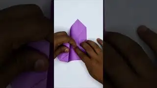 How to fold this cute, simple and easy Origami ghost 👻 DIY   #easypapercrafts #halloween #origami