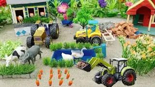 DIY Construction Science Project - Build a Water Well 2 Compartment and Mini Hand Pump With Bricks