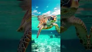 The sex of turtle eggs is determined by temperature.