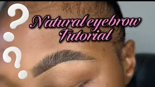 Beauty diaries Ep1 | Natural eyebrow tutorial | Lets learn together! #roadto1k #makeup #sayoutuber