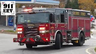 Derry Fire Truck Responding | Engine 1 w/ a Thumbs Up