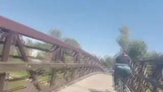 Bike Ride down the Bear River Walkway