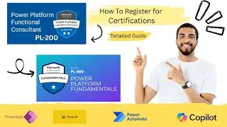 How to Register for PL-900 & PL-200 | Microsoft Power Platform Certification Guide (Detailed Video)