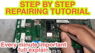 VFD Complete repairing Tutorial  step by step In urdu And Hindi | Power fault fixing | No disply fix