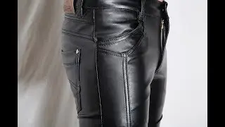 Black Leather Pants Men
