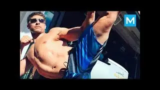 Alain Moussi training for Kickboxer Vengeance 2016  Muscle Madness