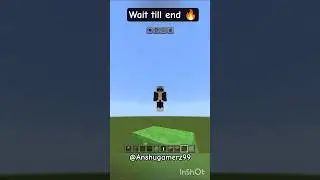 Minecraft trampoline 😈🥰 #minecraft #shortsfeed