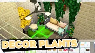 Decor plants in city apartmant in the Sims game | 1