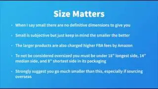 C46   M2.3     Product Selection Criteria  Size, Weight and Price