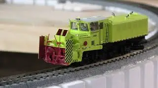 HO ROCO CSX Beilhack rotary snowblower
