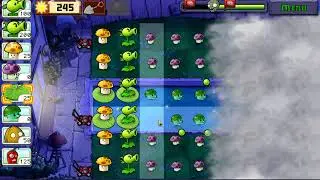 Plants vs Zombies 1 Neblina fases 1 a 4 10 Gameplay