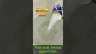 Foot soak Epsom salt #footsoak #footpain #epsomsalt Hindi