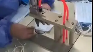semi-automatic 3 plies face mask machine