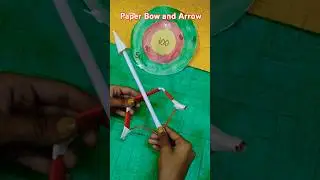 #diy#paper#bow#arrow🏹#teer dhanush#art#craft#design#homemade#handmade#toy#diycraft#diyideas#cutetoy🏹