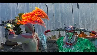 God of War Ragnarok - The Ghost of Sparta VS Berserker (GMGoW+) 💥