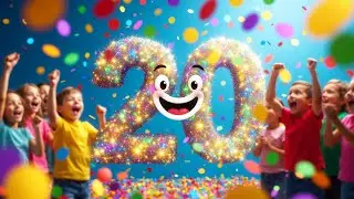 COUNT & BOUNCE! 1&ndash;20 FUN SONG 🎶🔢 for nursery kids and toddlers