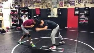 Cade Creighton training with Timmy Waymouth
