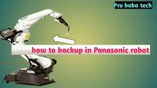 How to backup in Panasonic Robot 