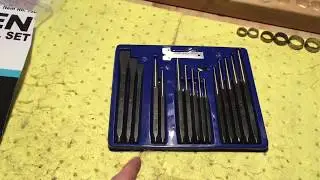 COIN RING MAKING TOOLS, DRIFT PIN KIT FOR SMALL HOLES