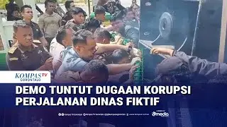 Demonstran Geruduk Kejari Boalemo Buntut Penanganan Kasus Korupsi Perjalanan Dinas DPRD Boalemo