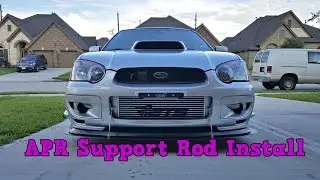 STi Gets Some Support Ep. 31 - APR Splitter Support Rod Install (Quick Disconnect)