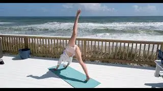 Sunrise Wake Up Total Body Yoga Practice Ocean Beach View