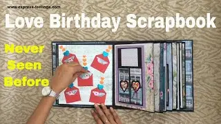 Very Unique Handmade Scrapbook Ideas for Birthday/ Never seen before/ Best Birthday scrapbook ideas