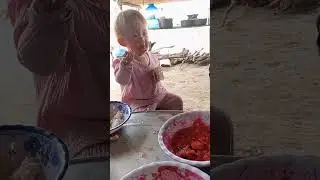 Baby so hungry.