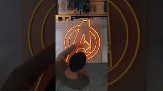 making Avengers symbol of led