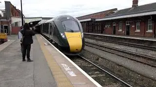 Great Western Railways Class 800 Departing Worcester Shrub Hill (14/3/18)