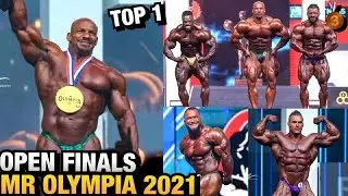 FINALS MR OLYMPIA OPEN 2021 - BIG RAMY 2X MR OLYMPIA CHAMP - (Comparações e Resultado final)