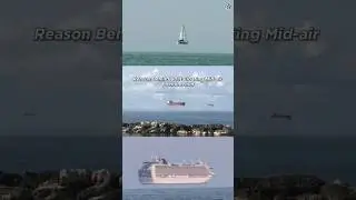 Have you ever seen a boat floating in mid-air#shorts