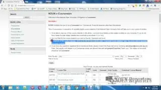 NOUN e-Courseware Portal & How To Download NOUN Course Materials