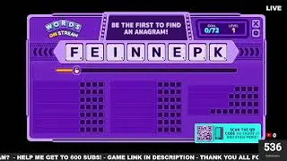 Words On Stream | Live
