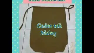 Cara membuat cadar tali Malay (rasa orang Malaysia)