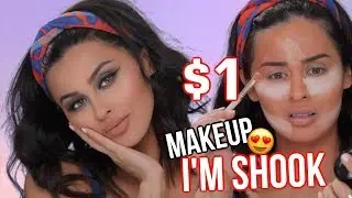FULL FACE $1 MAKEUP TESTED | IS IT GOOD?!