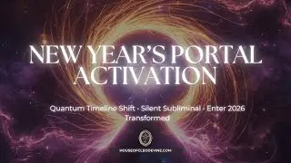NEW YEAR'S PORTAL ACTIVATION 2026 - Quantum Timeline Shift Subliminal Silent Affirmations