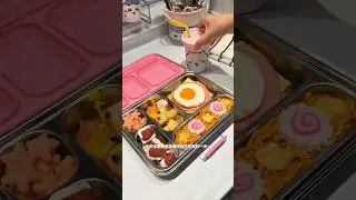 Pack my school lunch box with me #asmr #food #lunch #bentobox