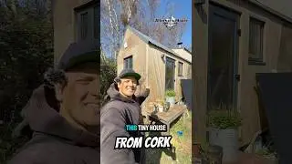 Tiny house from wood and cork