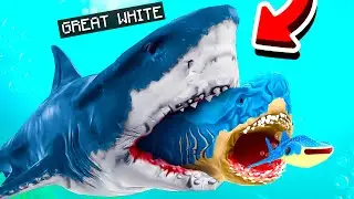 WORLDS BIGGEST SHARK vs MEGALODON SHARK!