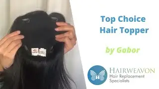 Top Choice Hair Piece by Gabor | Synthetic Hair Topper | Colour Shown GL1/2 Double Espresso
