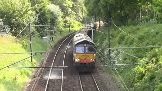66413 6Y70 15:00 Forest Gate Jn to Whitemoor Yard L.D.C Gbrf @ Stansted Mountfitchet 29/05/16