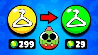 I Turned a LEGENDARY Skin into a RARE Skin in Brawl Stars! (Toon Spike)