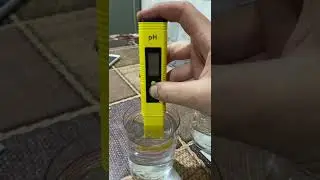 pH meter setting.