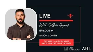 LIVE with Cullen Haynes 🔴 Episode 41 with Simon Cohen | Cohen Handler