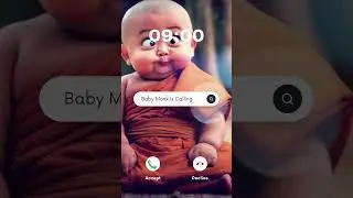 Baby Monk Call at 3am 😱 #ringtone #babymonk #babymonkcalling #viral #trending #shorts